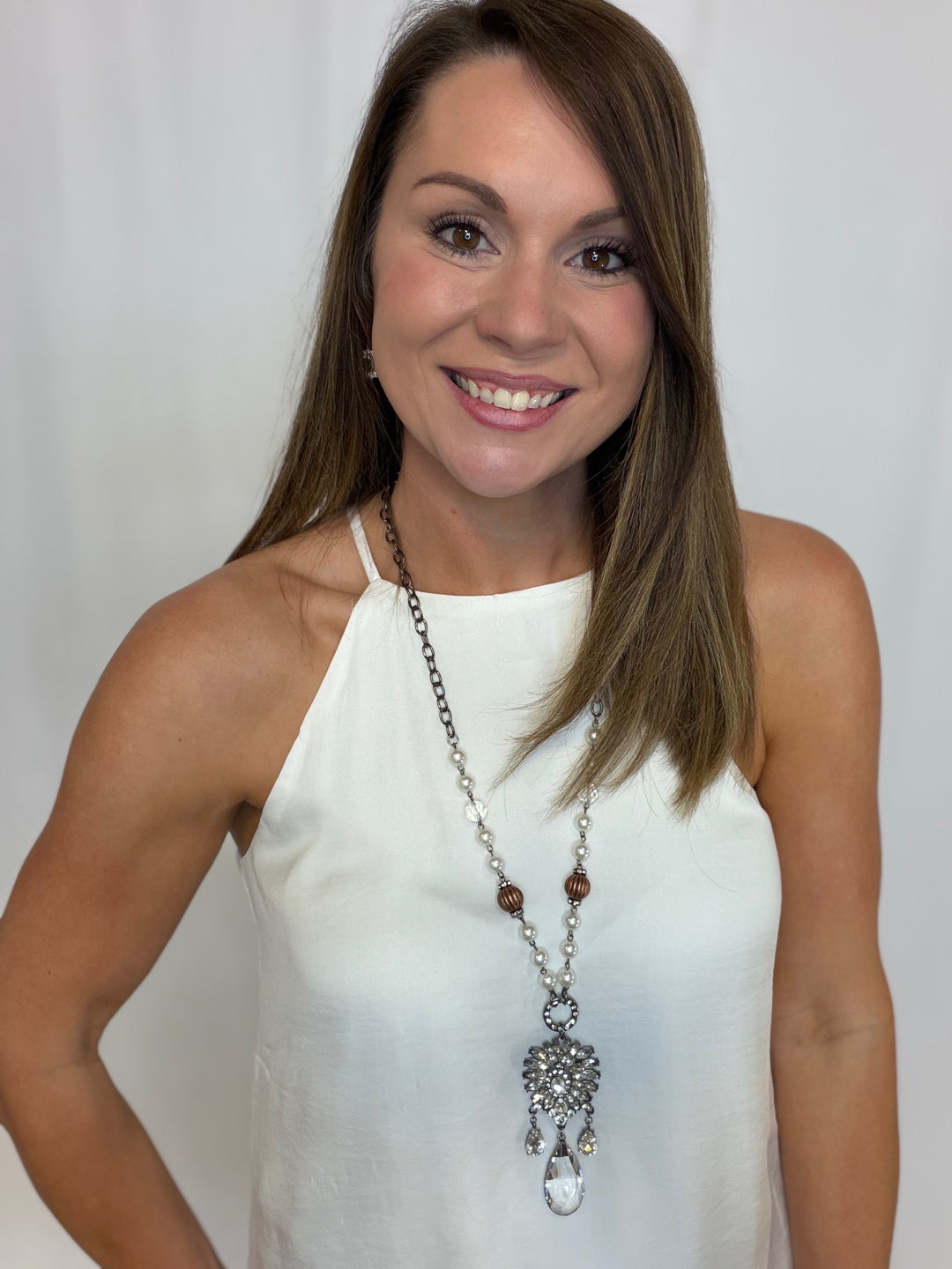 White Satin Cami