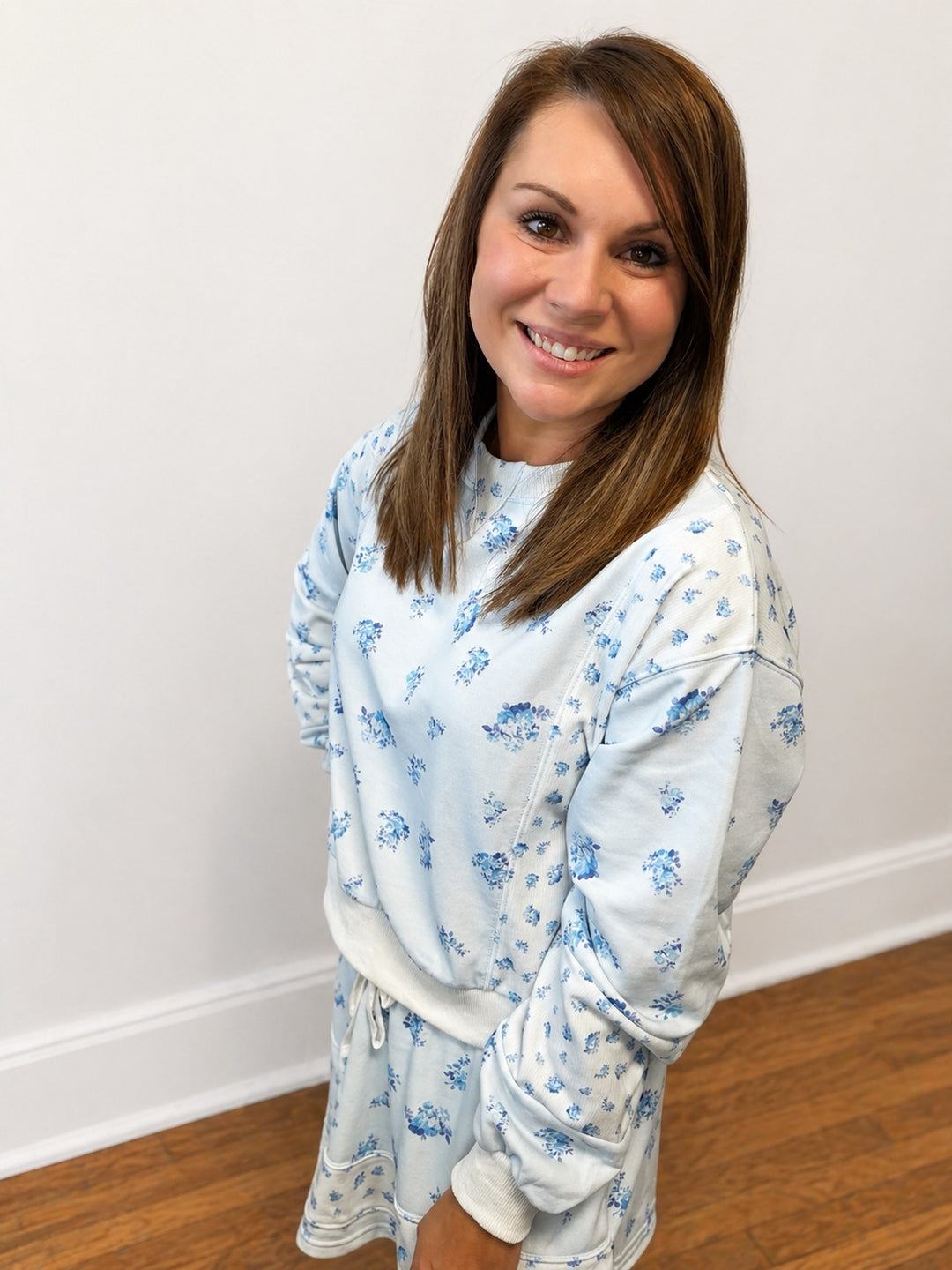 Blue Floral Set