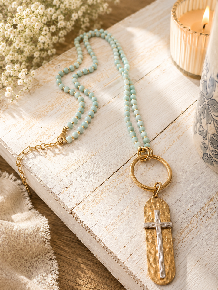 Sky Cross Necklace
