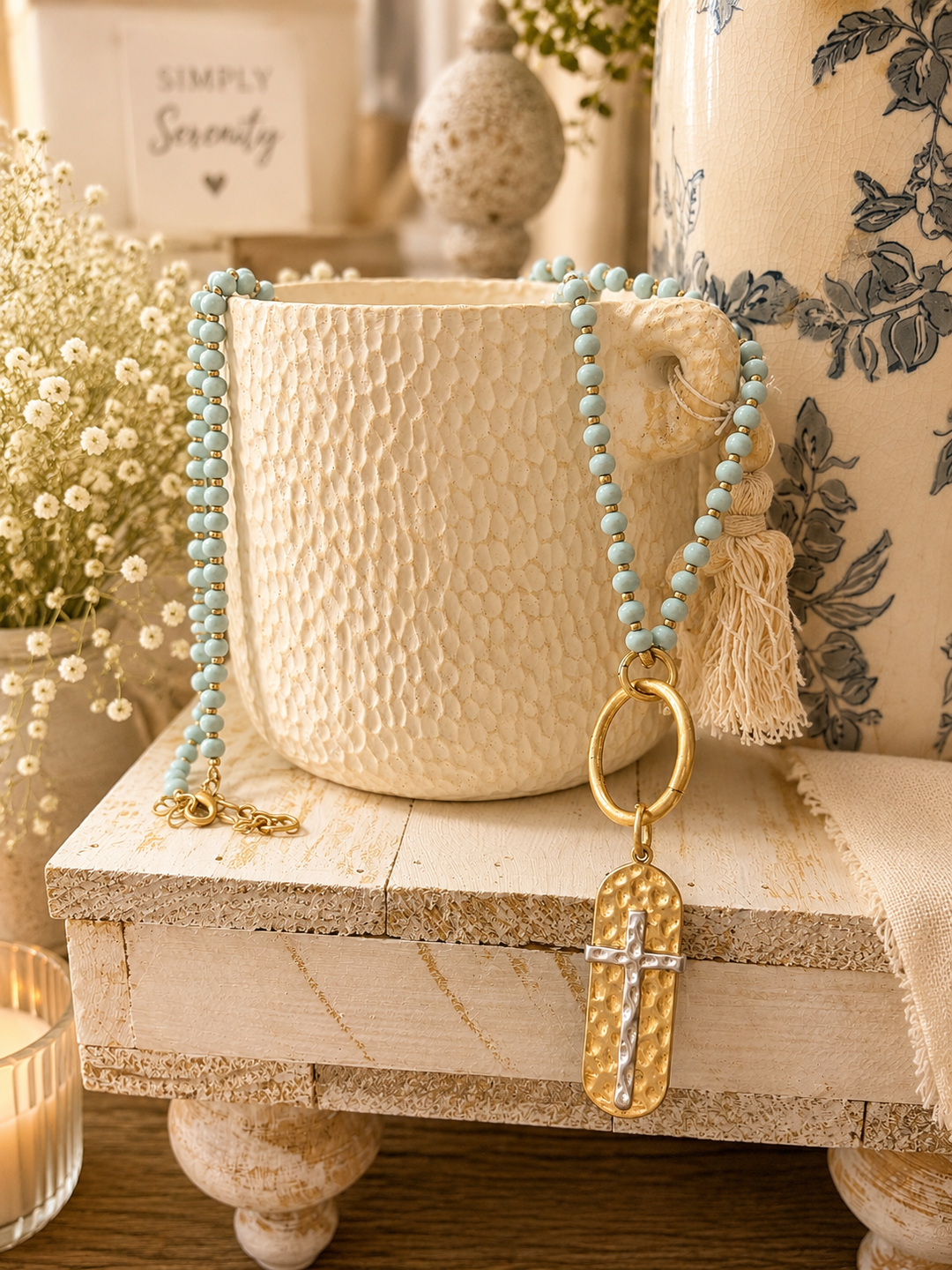 Sky Cross Necklace