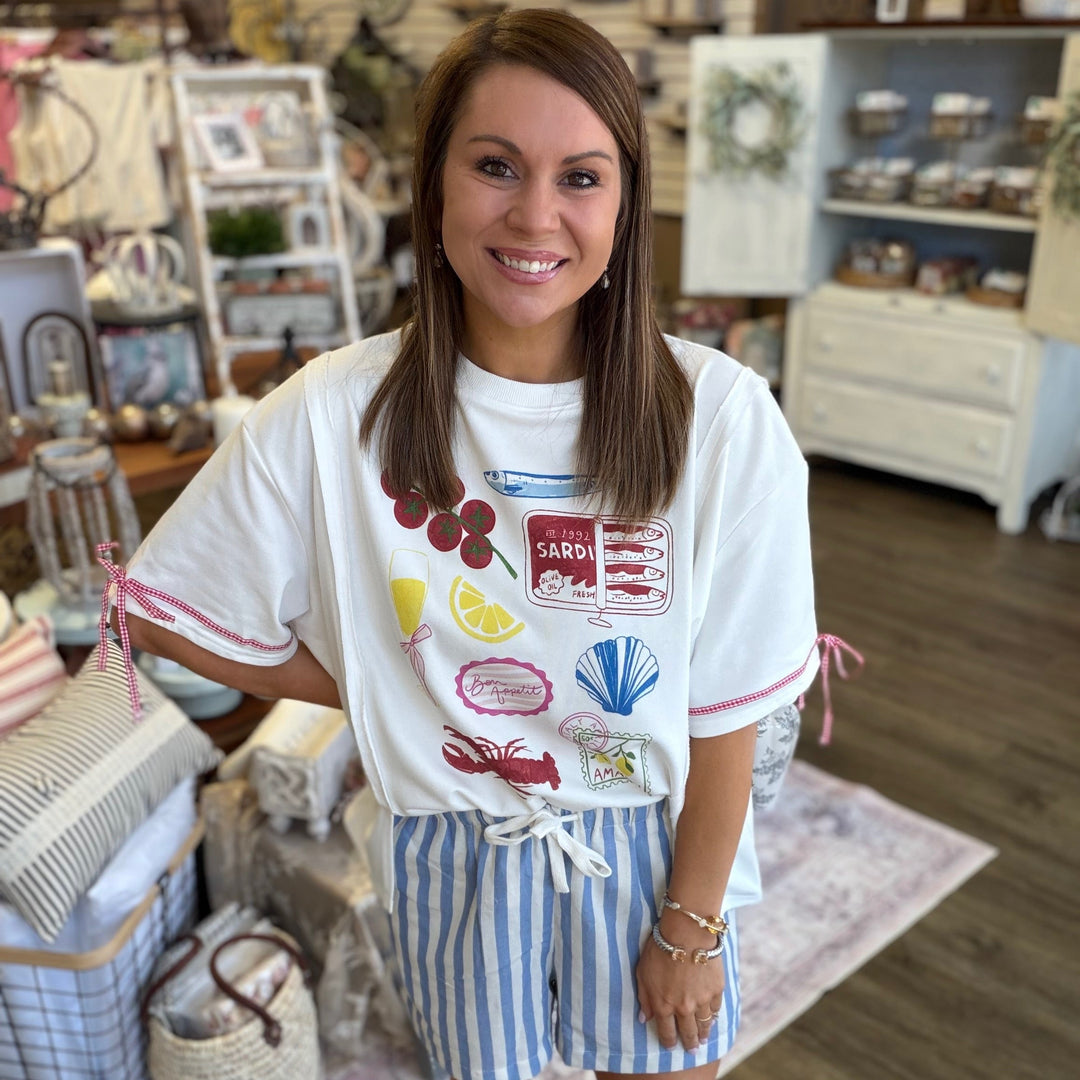 Bon Appétit Sardine Graphic Tee
