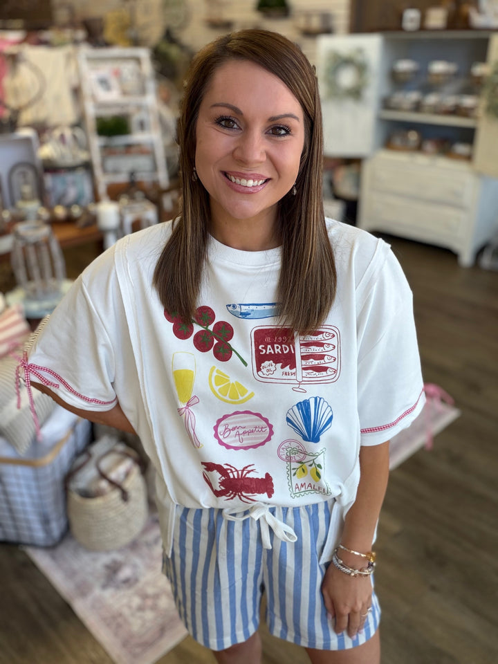 Bon Appétit Sardine Graphic Tee