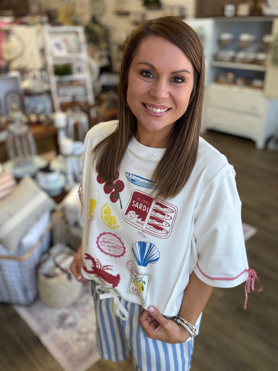 Bon Appétit Sardine Graphic Tee