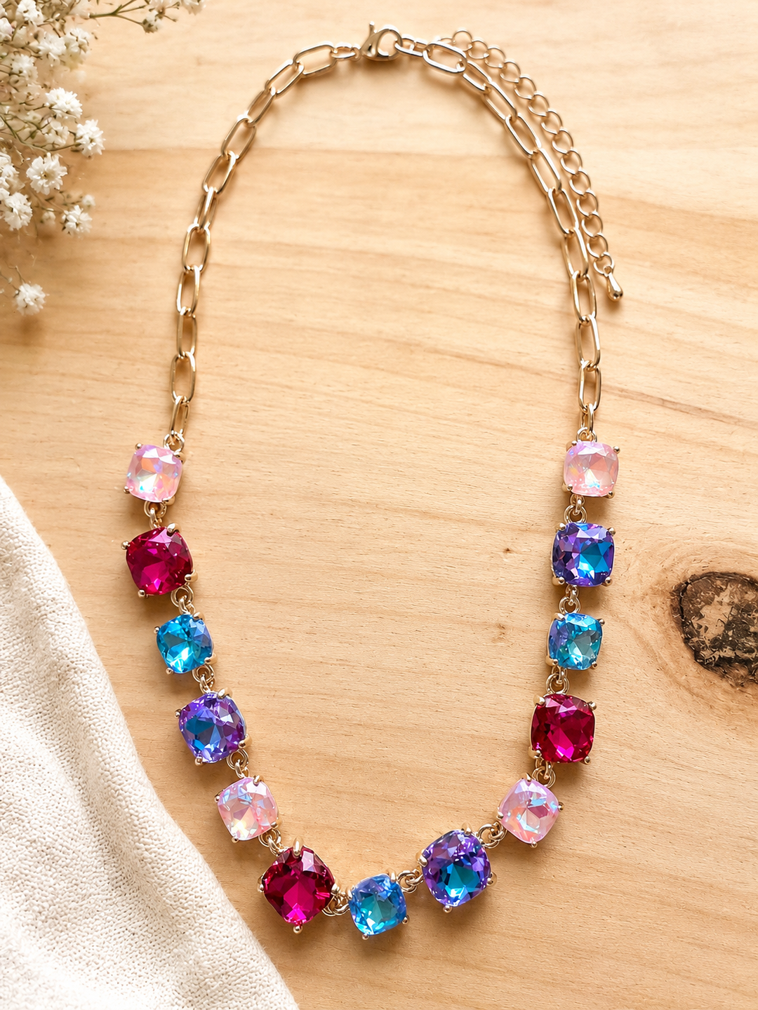 Confetti Crystal Necklace