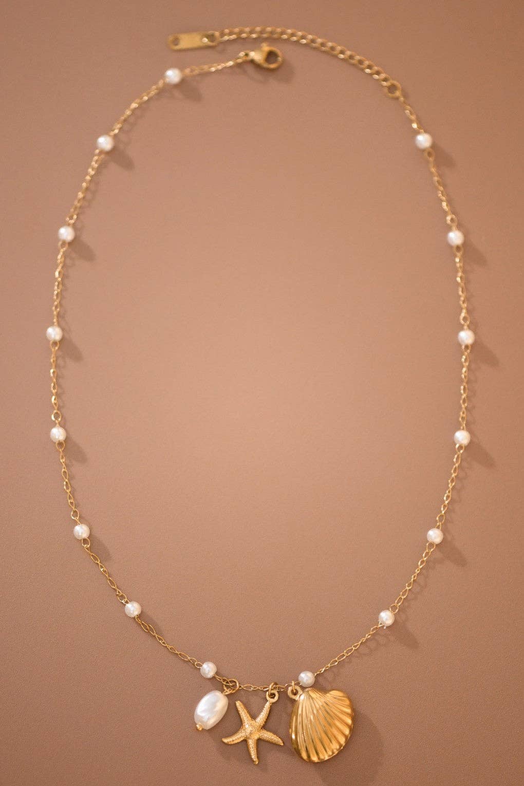Pearl Charm Necklace