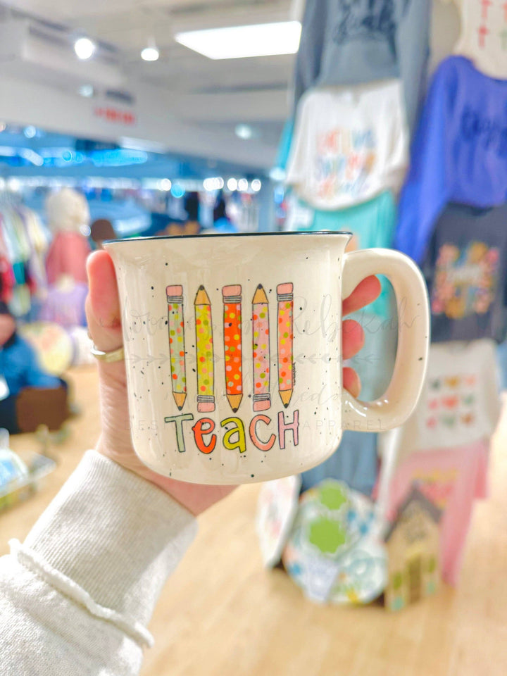 Teach Pencil Ceramic Mug