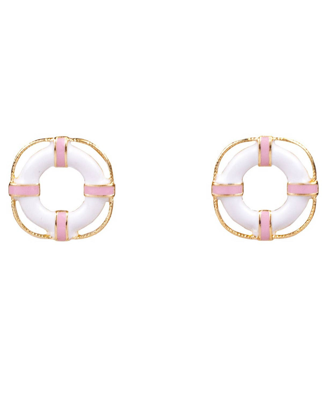 Life Buoy Stud Earrings