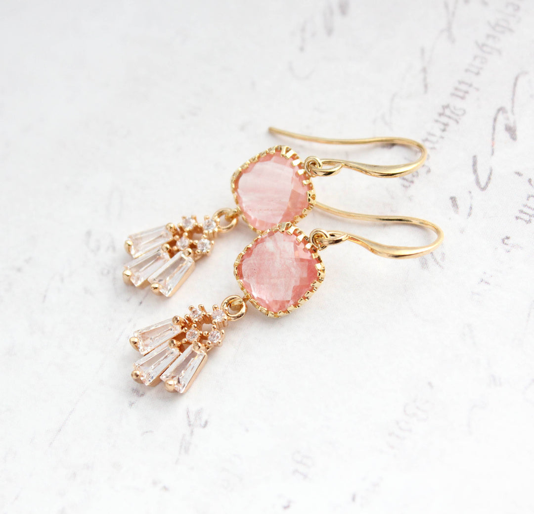 Art Rose Earrings