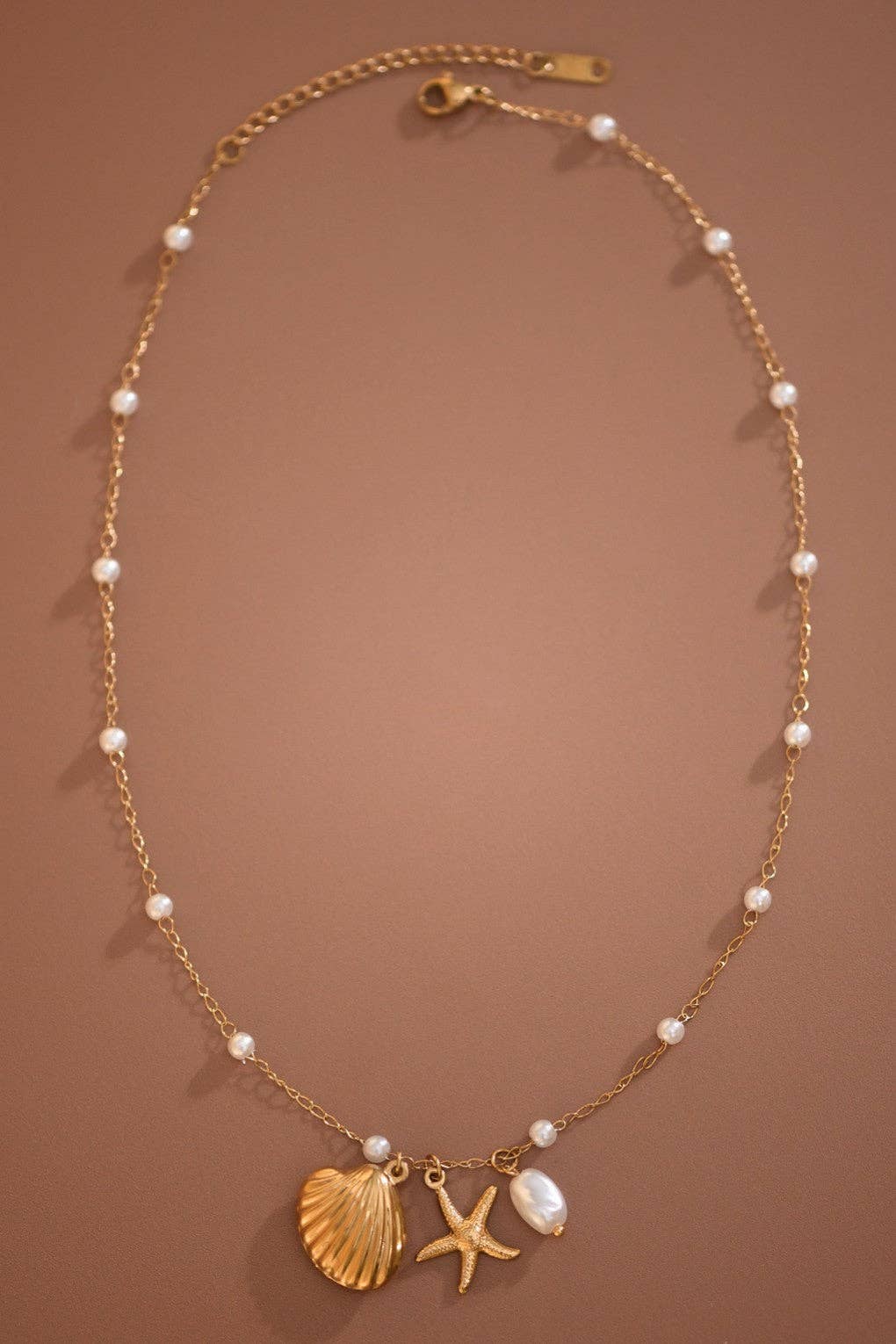 Pearl Charm Necklace