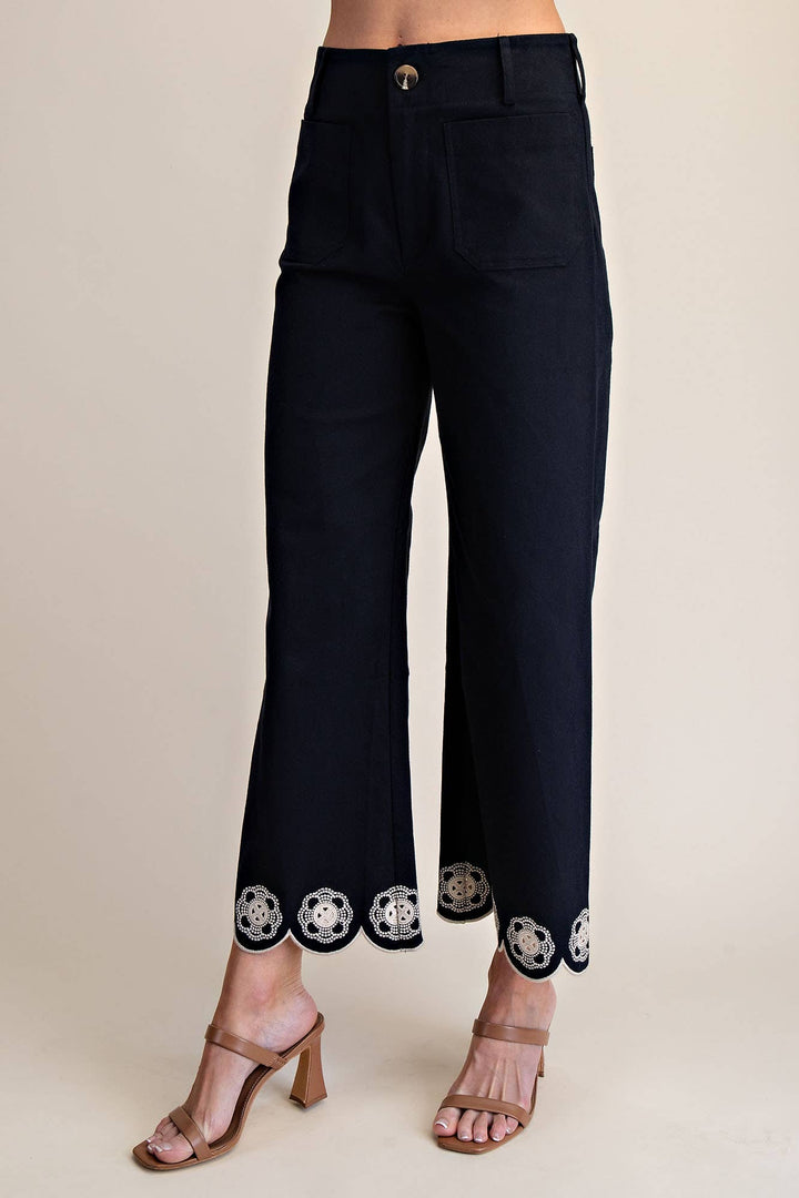 Stormy Scallop Pants