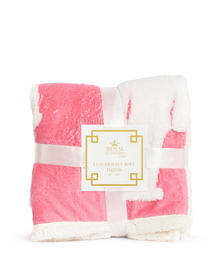 Nutcracker Wishes Throw – Pink &amp; White
