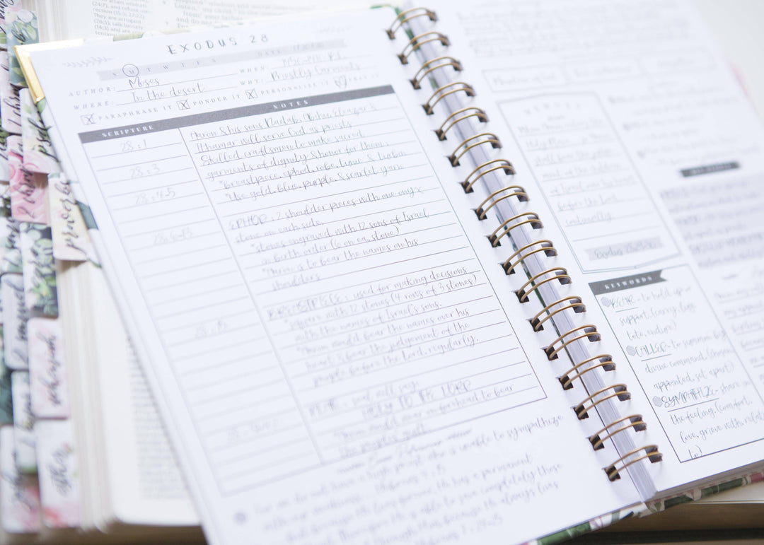 Verse Study Journal- Peach