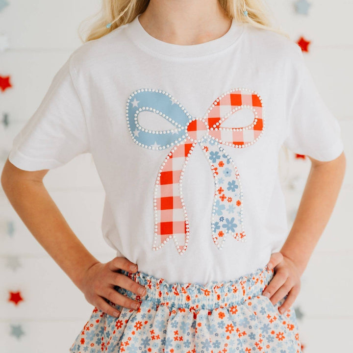 Patchwork Bow T-shirt