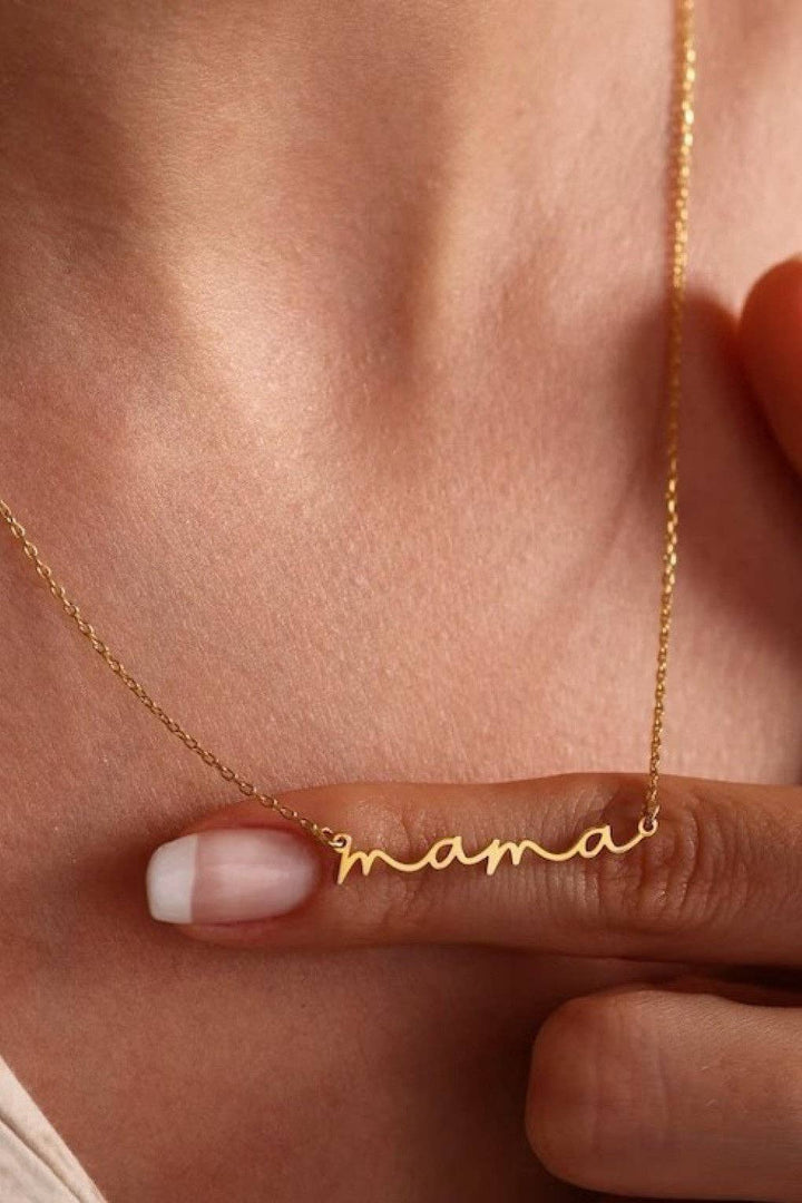 Mama Writing Necklace