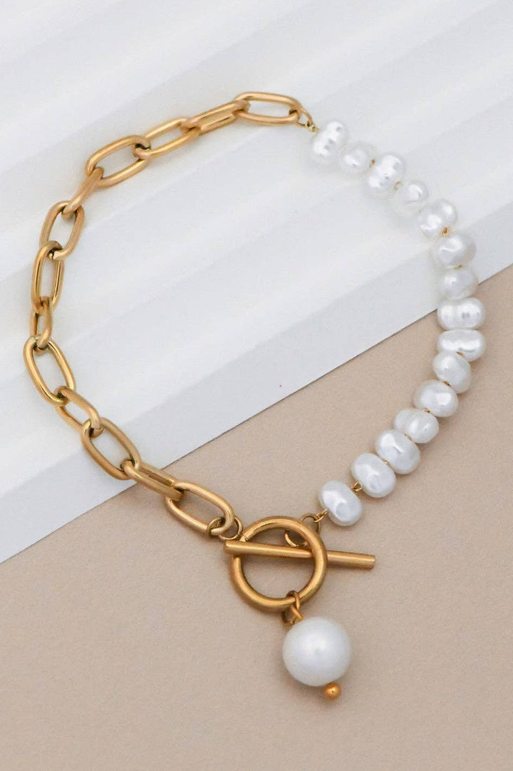 Pearl Chain Bracelet