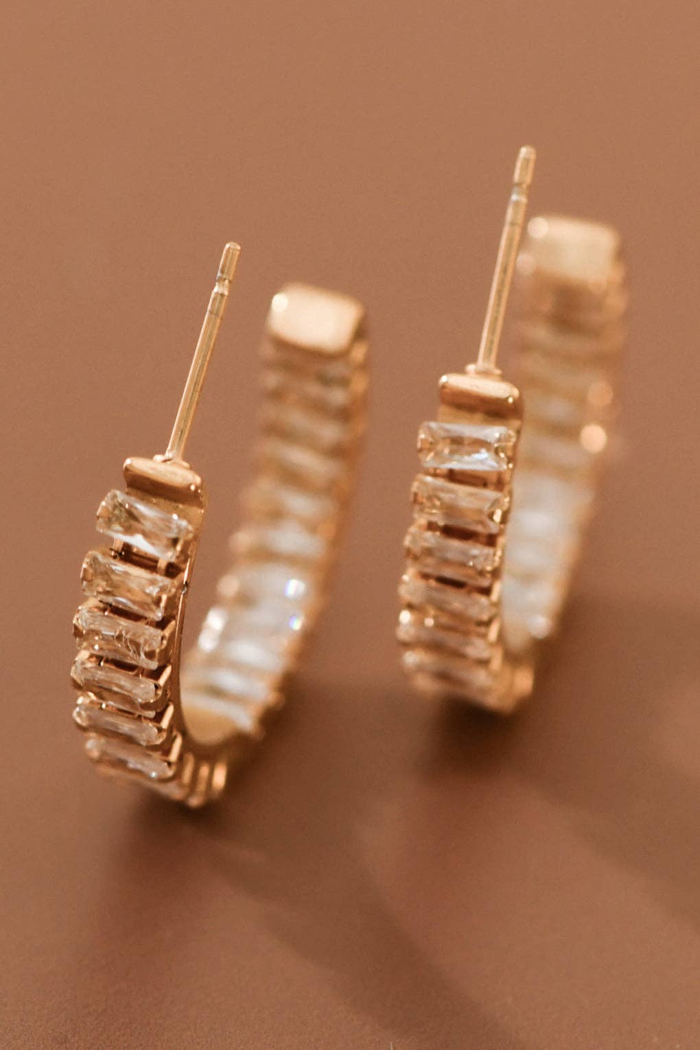 Crystal Hoop Earrings